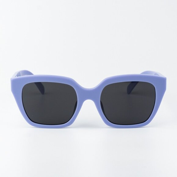 Celine MONOCHROMS Women Sunglasses Shiny Lilac Smoke Grey Geometric CL40198F 78A